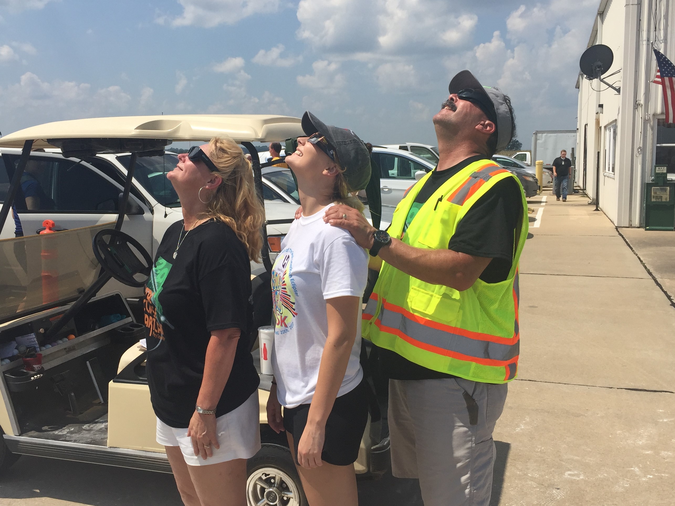 Viewing the eclipse